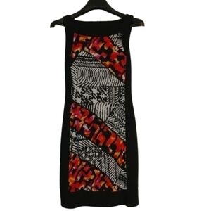 Vintage Joseph Ribkoff Geometric Sleeveless Dress